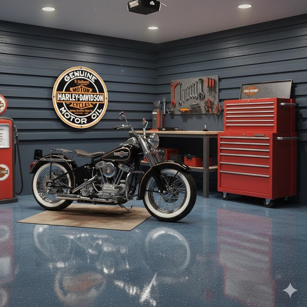 Harley-Davidson Genuine Motor Oil Metal Sign Round Garage Decor Milwaukee Wis